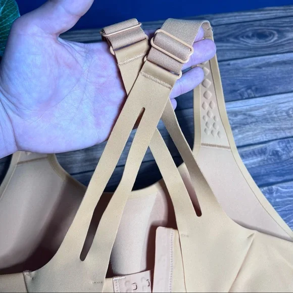 Lululemon AirSupport Bra Size 32DD NWT Warm Apricot/Silver Blue (High Support) - Picture 5 of 11